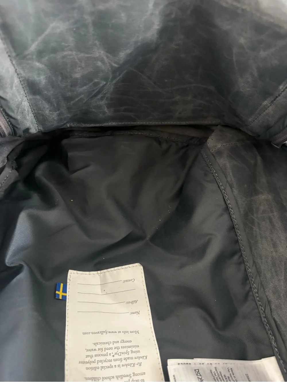Fjallraven Kånken Backpack in Dark Gray with Dark Gray Logo